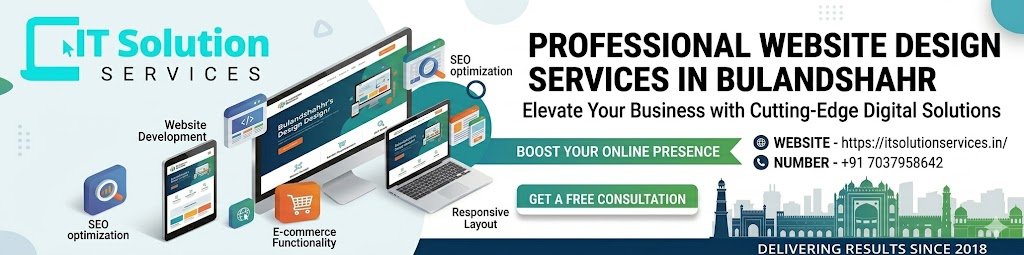 Professional Website Design Services in Bulandshahr